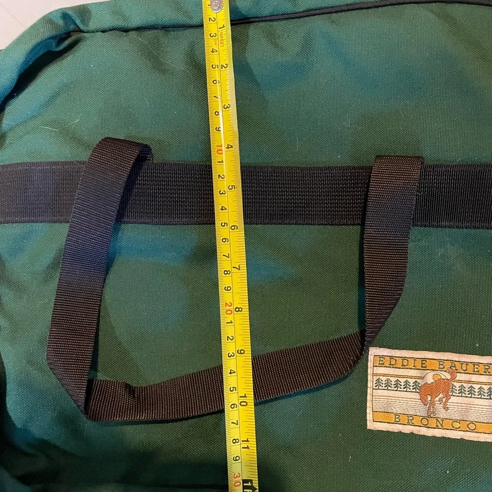 Vintage Eddie Bauer Bag Computer Bag Green